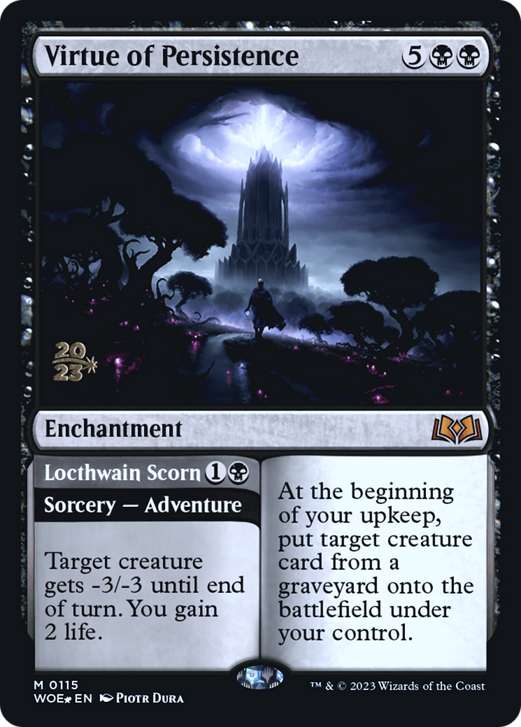Virtue of Persistence (PRE-115) - Wilds of Eldraine Promos Foil-1