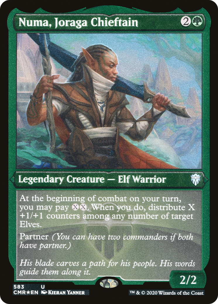 Numa, Joraga Chieftain (Etched) [Commander Legends]-1