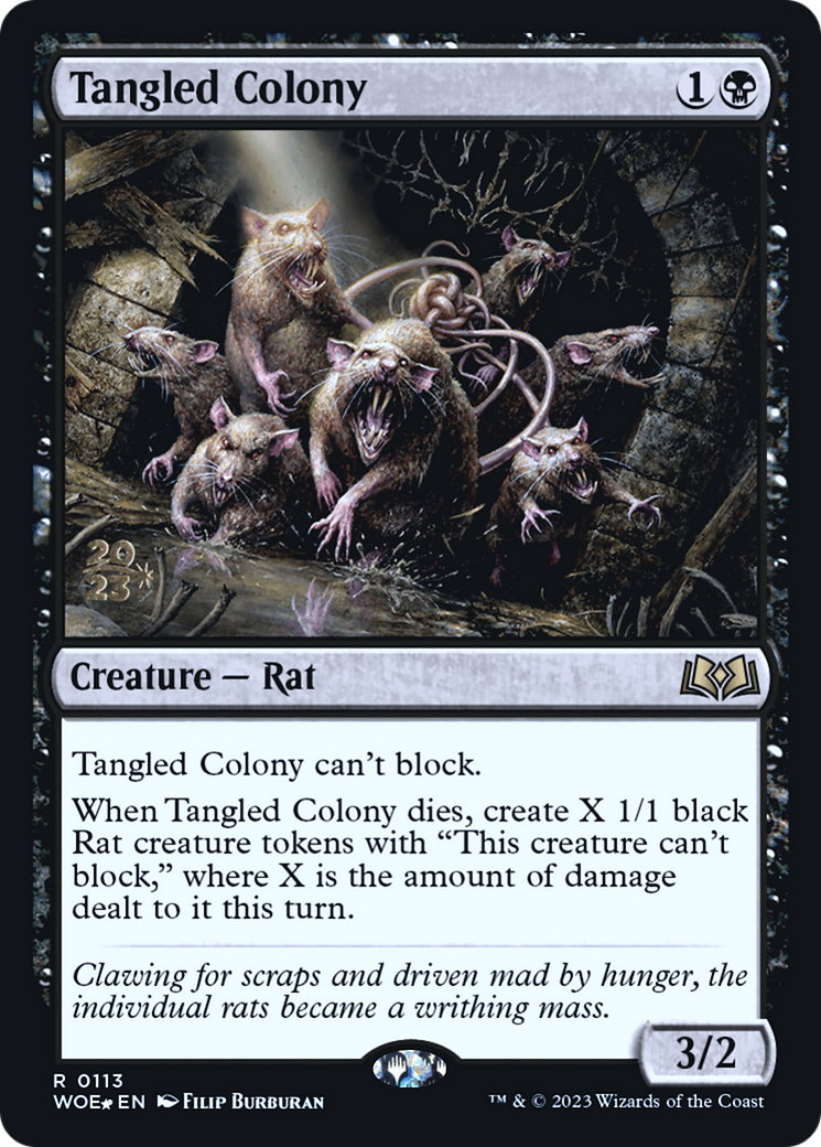 Tangled Colony [Wilds of Eldraine Prerelease Promos]-1