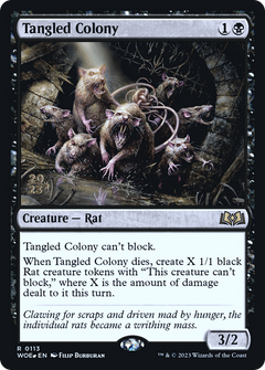 Tangled Colony [Wilds of Eldraine Prerelease Promos]-1