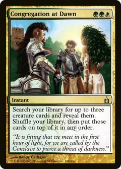 Congregation at Dawn [Ravnica: City of Guilds]-1