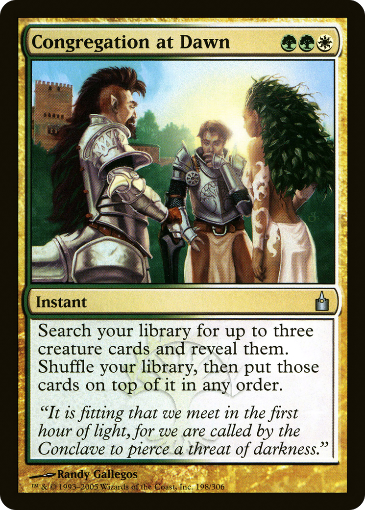 Congregation at Dawn [Ravnica: City of Guilds]-1