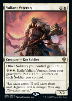 Valiant Veteran (Promo Pack) [Dominaria United Promos]-1