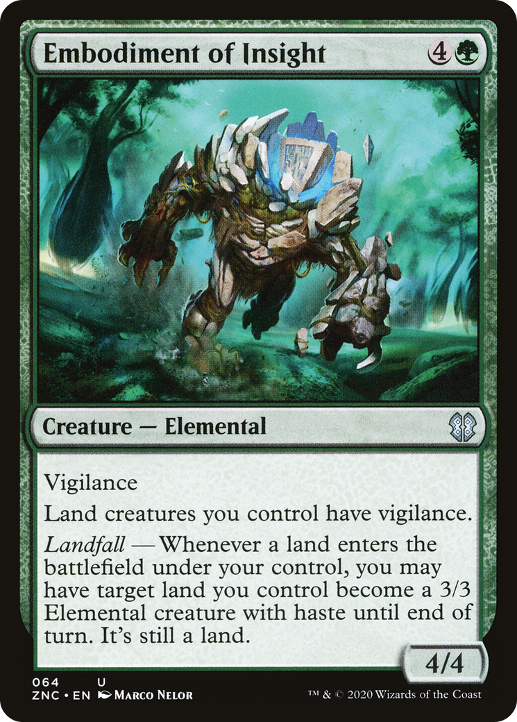 Embodiment of Insight [Zendikar Rising Commander]-1