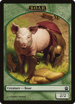 Boar Token [Theros Tokens]-1