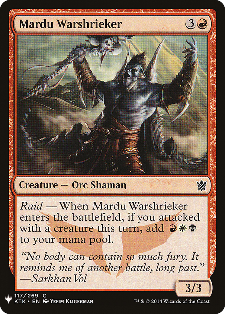 Mardu Warshrieker [Mystery Booster]-1