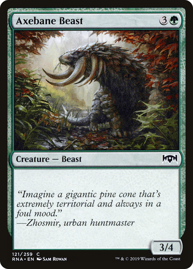 Axebane Beast [Ravnica Allegiance]-1