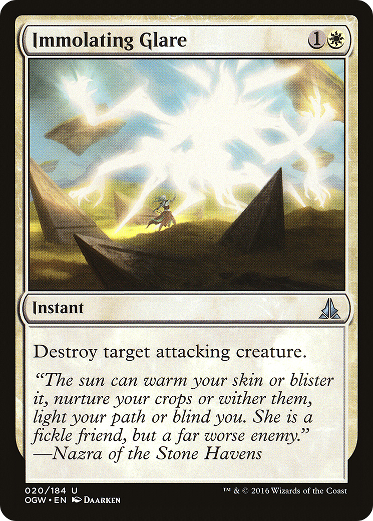 Immolating Glare [Oath of the Gatewatch]-1