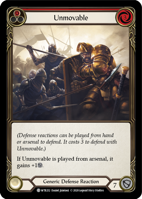 Unmovable (Red) [U-WTR212] (Welcome to Rathe Unlimited)  Unlimited Normal-2