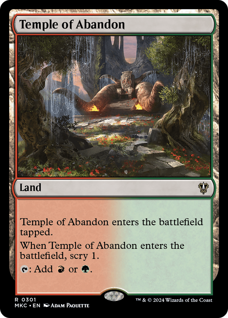 Temple of Abandon [Murders at Karlov Manor Commander]-1