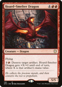 Hoard-Smelter Dragon [Dungeons & Dragons: Adventures in the Forgotten Realms Commander]-1