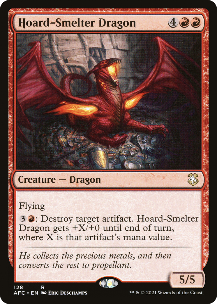 Hoard-Smelter Dragon [Dungeons & Dragons: Adventures in the Forgotten Realms Commander]-1