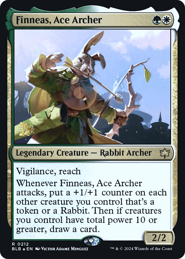 Finneas, Ace Archer [Bloomburrow Prerelease Promos]-1