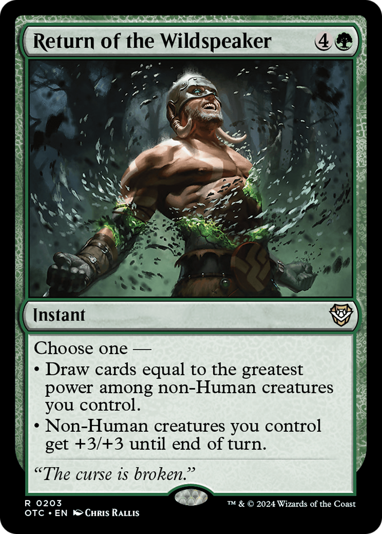 Return of the Wildspeaker [Outlaws of Thunder Junction Commander]-1