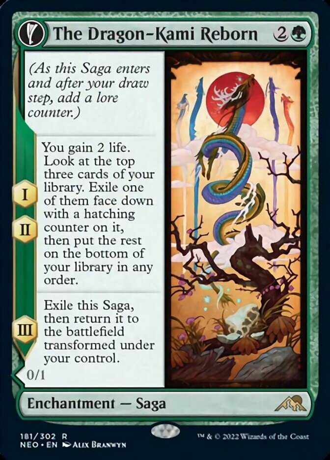 The Dragon-Kami Reborn // Dragon-Kami's Egg [Kamigawa: Neon Dynasty]-1
