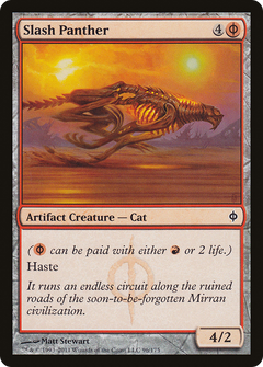 Slash Panther [New Phyrexia]-1