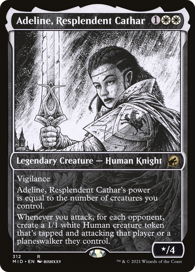 Adeline, Resplendent Cathar (Showcase Eternal Night) [Innistrad: Midnight Hunt]-1
