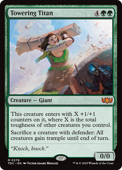 Towering Titan [Tarkir: Dragonstorm Commander]-1