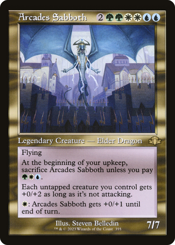 Arcades Sabboth (Retro) [Dominaria Remastered]-1