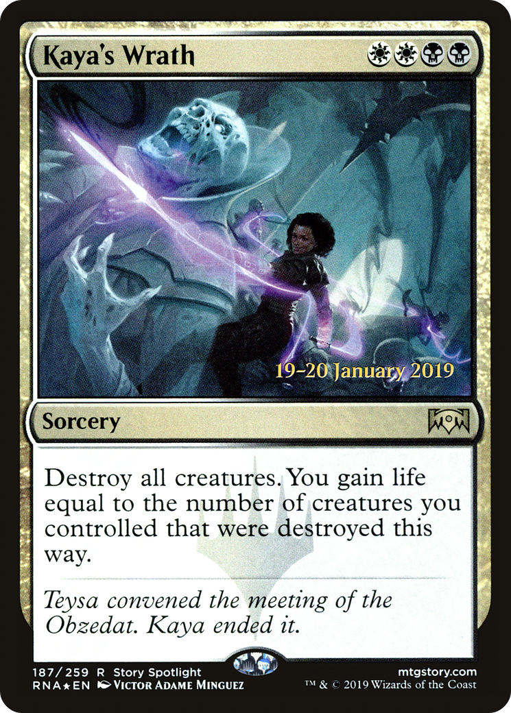 Kaya's Wrath [Ravnica Allegiance Prerelease Promos]-1