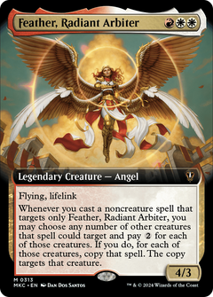 Feather, Radiant Arbiter (Extended Art) [Murders at Karlov Manor Commander]-1