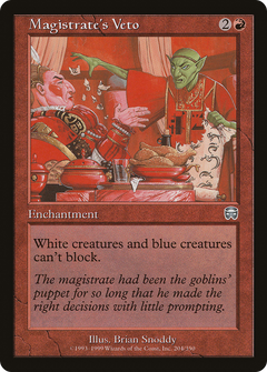 Magistrate's Veto [Mercadian Masques]-1