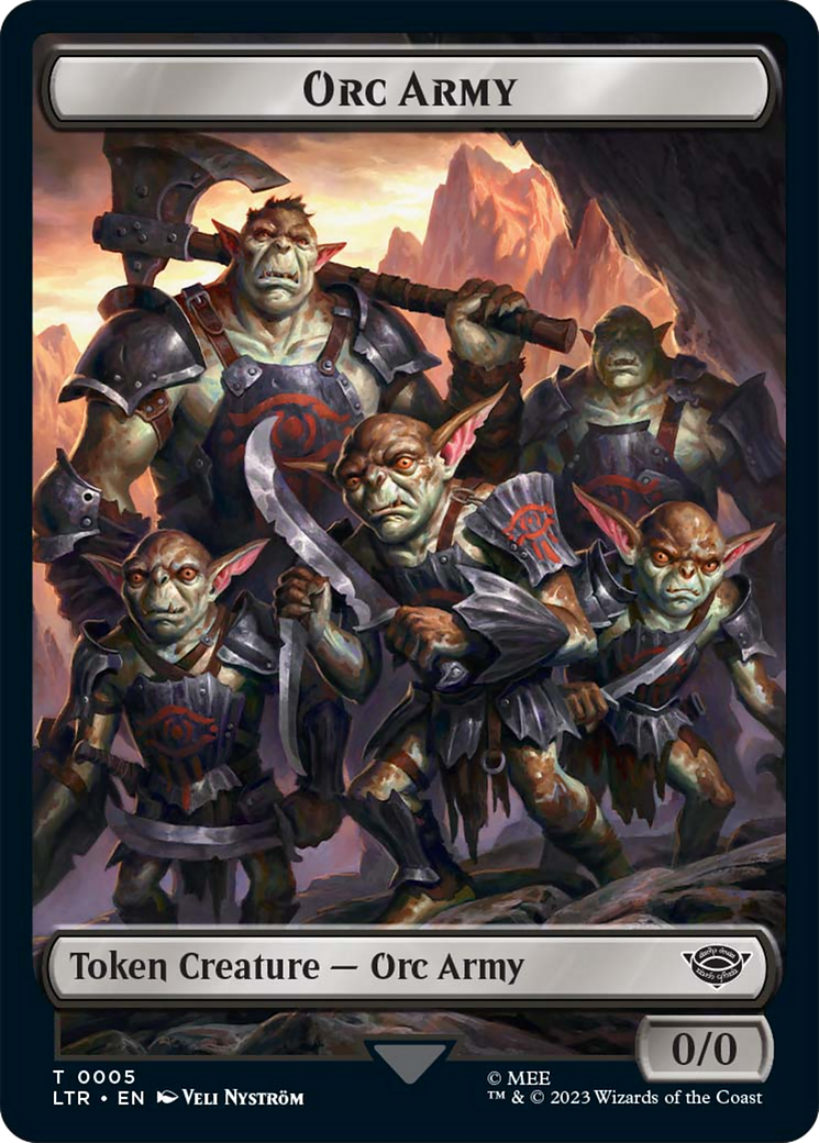 Orc Army (TLTR-005) - Tales of Middle-earth Tokens-1