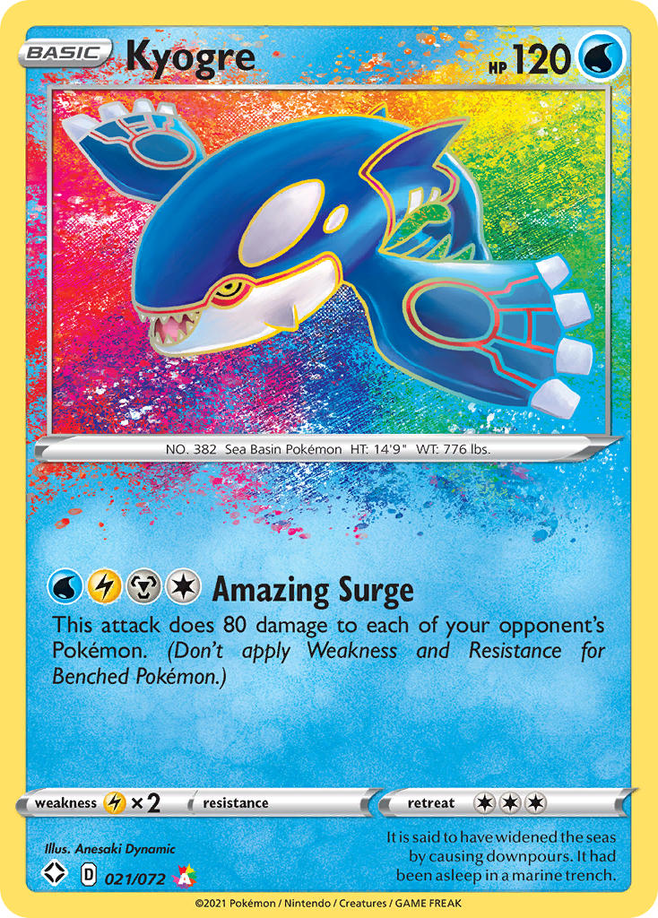 Kyogre (021/072) [Sword & Shield: Shining Fates]-1