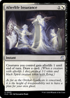 Afterlife Insurance [Ravnica: Clue Edition]-1