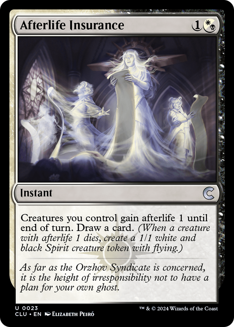 Afterlife Insurance [Ravnica: Clue Edition]-1
