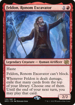 Feldon, Ronom Excavator (Promo Pack) [The Brothers' War Promos]-1