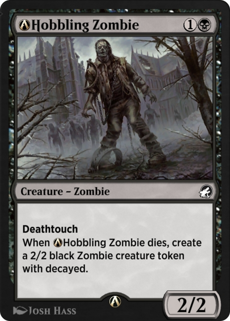 A-Hobbling Zombie (MID-A-106) - Innistrad: Midnight Hunt-1