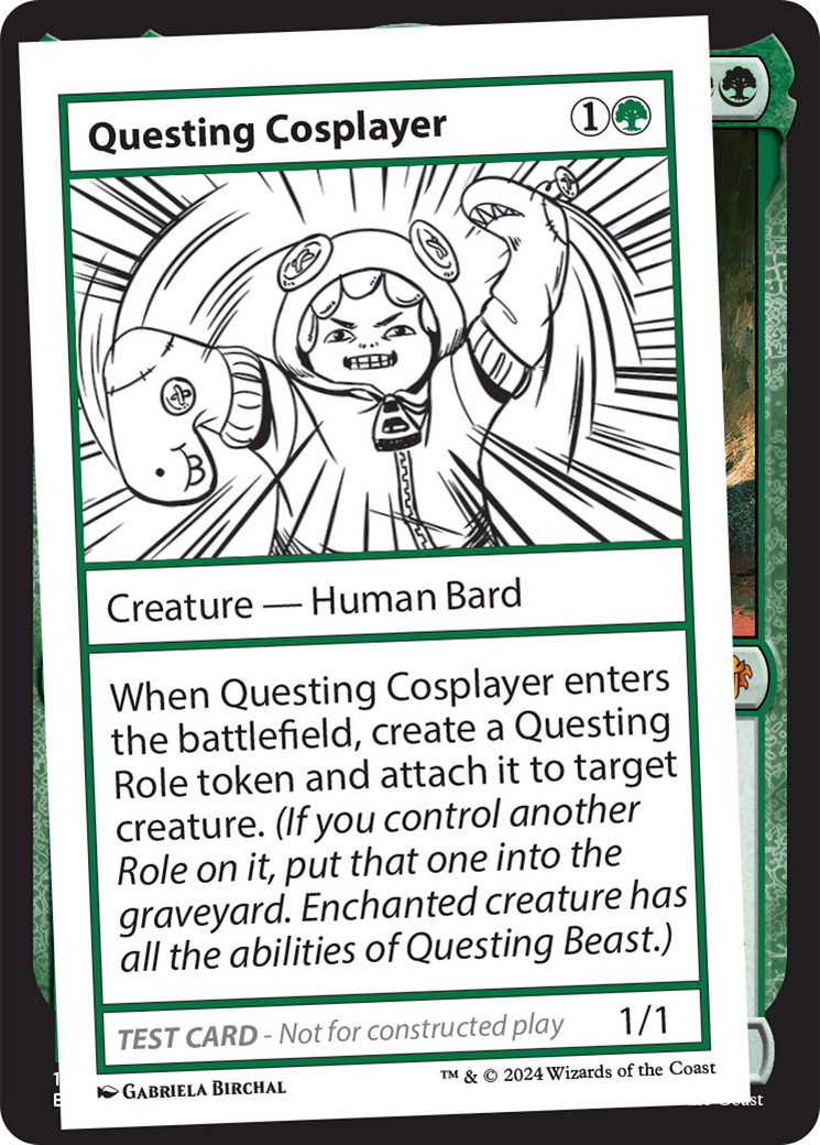 Questing Cosplayer [Mystery Booster 2 Playtest Cards]-1