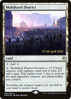 Mobilized District [War of the Spark Prerelease Promos]-1
