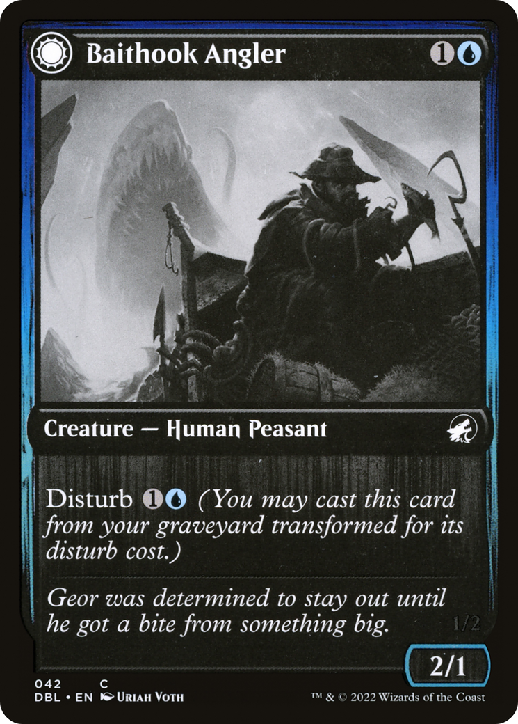 Baithook Angler // Hook-Haunt Drifter [Innistrad: Double Feature]-3