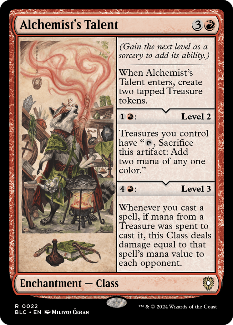 Alchemist's Talent [Bloomburrow Commander]-1