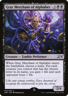 Gray Merchant of Alphabet [Unfinity]-1