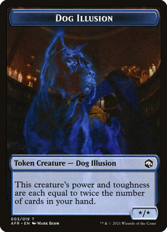 Angel // Dog Illusion Double-Sided Token [Dungeons & Dragons: Adventures in the Forgotten Realms Tokens]-2