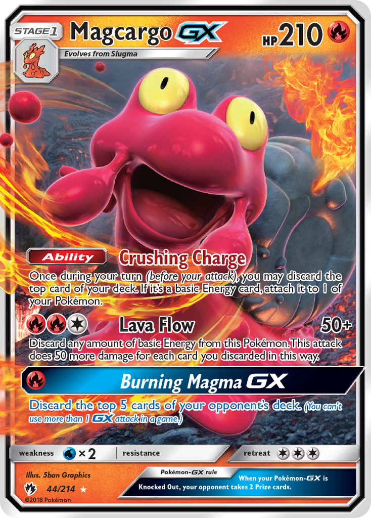Magcargo GX (44/214) [Sun & Moon: Lost Thunder]-1