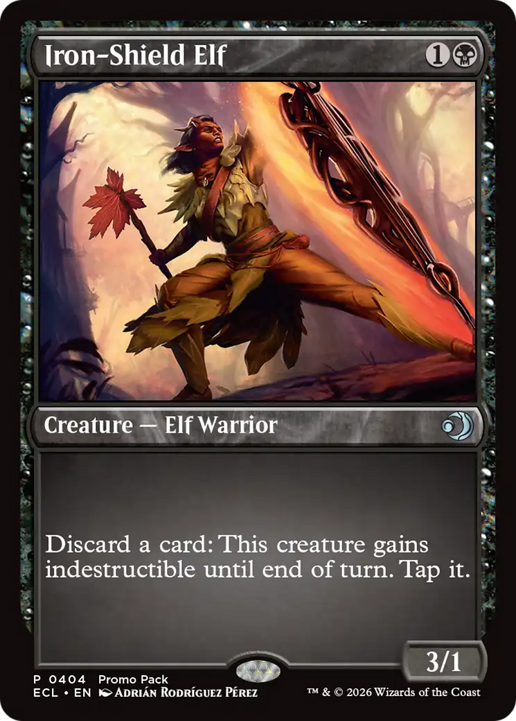 Iron-Shield Elf [Lorwyn Eclipsed Promos]-1