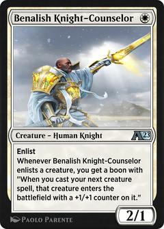 Benalish Knight-Counselor (YDMU-001) - Alchemy: Dominaria-1