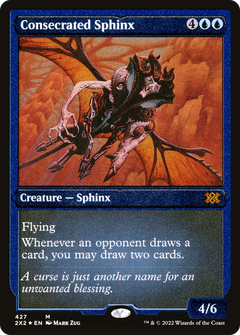 Consecrated Sphinx (Foil Etched) [Double Masters 2022]-1