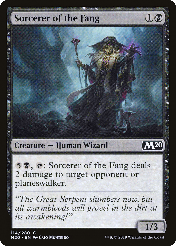 Sorcerer of the Fang [Core Set 2020]-1