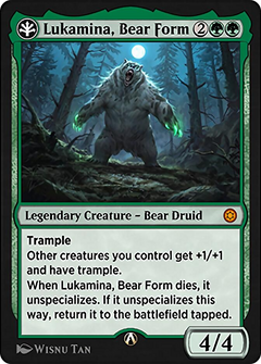 Lukamina, Bear Form (HBG-17G) - Alchemy Horizons: Baldur's Gate-1