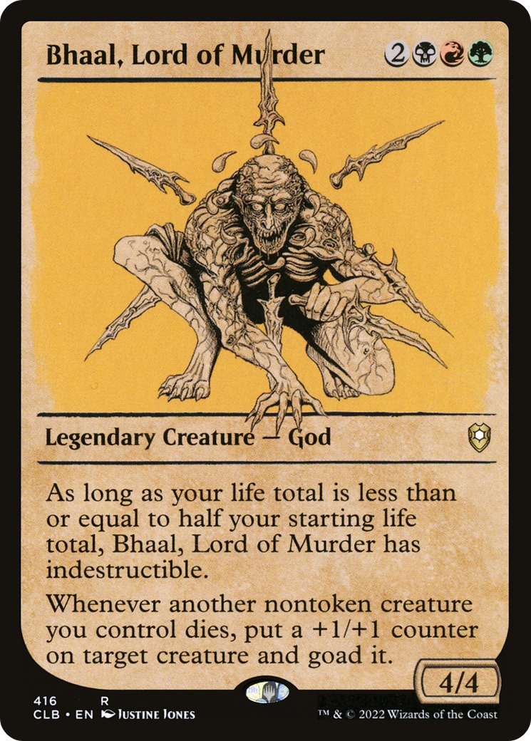 Bhaal, Lord of Murder (Showcase) [Commander Legends: Battle for Baldur's Gate]-1