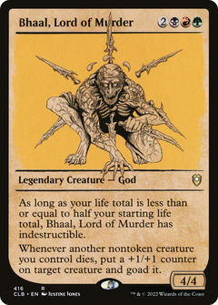 Bhaal, Lord of Murder (Showcase) [Commander Legends: Battle for Baldur's Gate]-1
