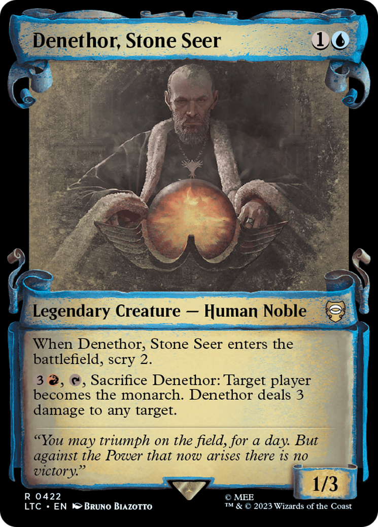 Denethor, Stone Seer [The Lord of the Rings: Tales of Middle-Earth Commander Showcase Scrolls]-1