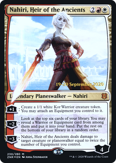 Nahiri, Heir of the Ancients [Zendikar Rising Prerelease Promos]-1