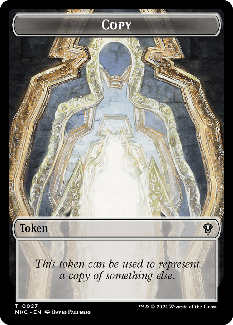 Copy (TMKC-027) - Murders at Karlov Manor Commander Tokens Foil-1