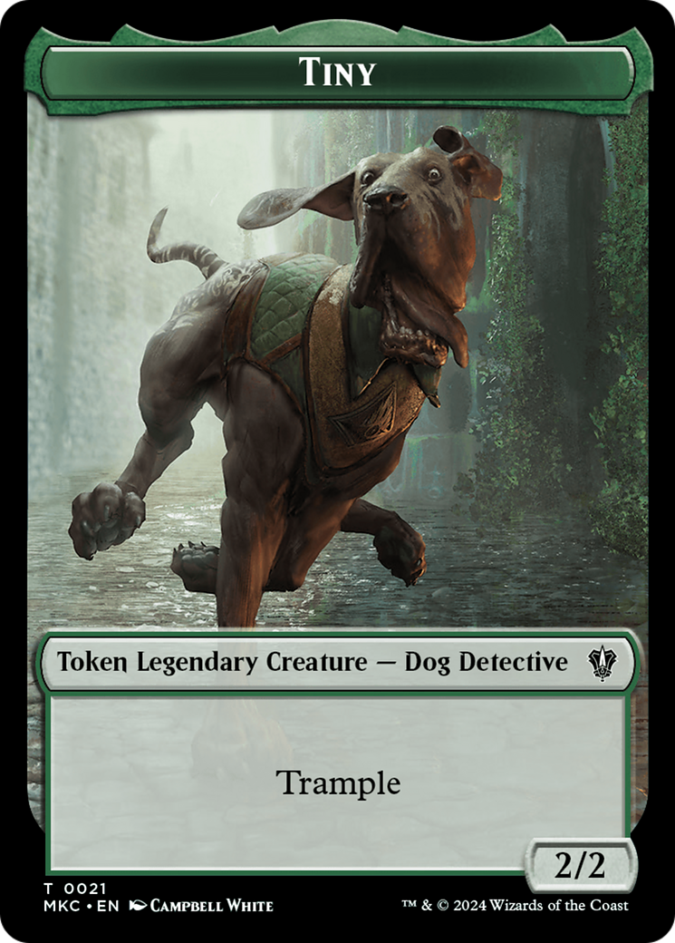 Tiny (TMKC-021) - Murders at Karlov Manor Commander Tokens Foil-1